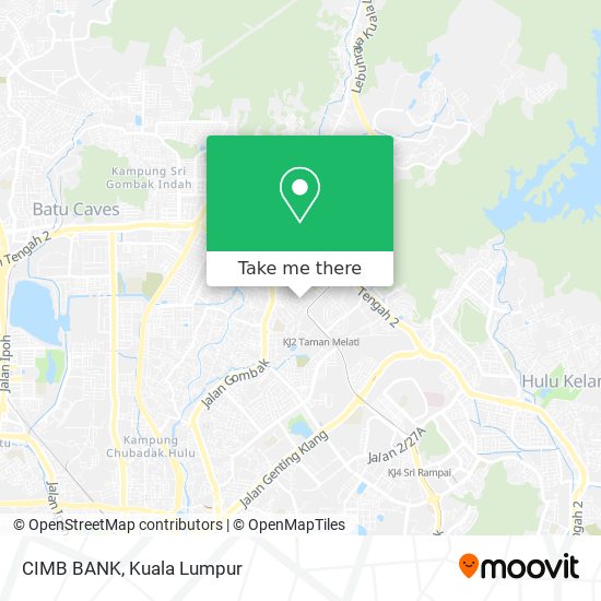 CIMB BANK map