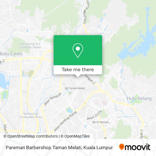 Pareman Barbershop Taman Melati map