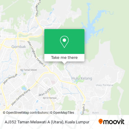 Peta AJ352 Taman Melawati A (Utara)