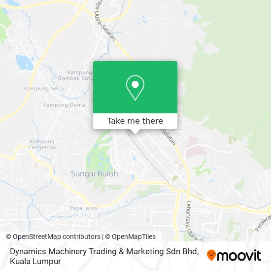 Dynamics Machinery Trading & Marketing Sdn Bhd map
