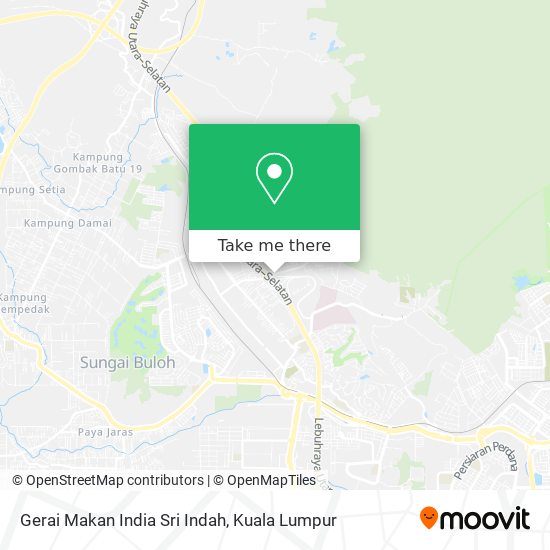 Gerai Makan India Sri Indah map