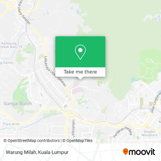 Warung Milah map