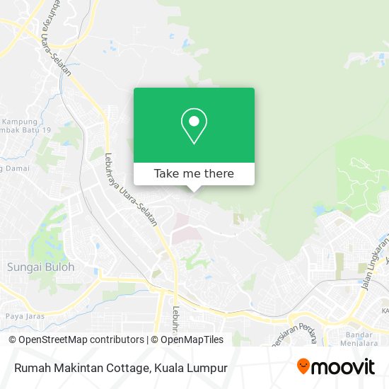 Rumah Makintan Cottage map