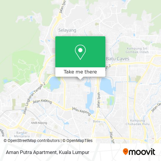 Aman Putra Apartment map