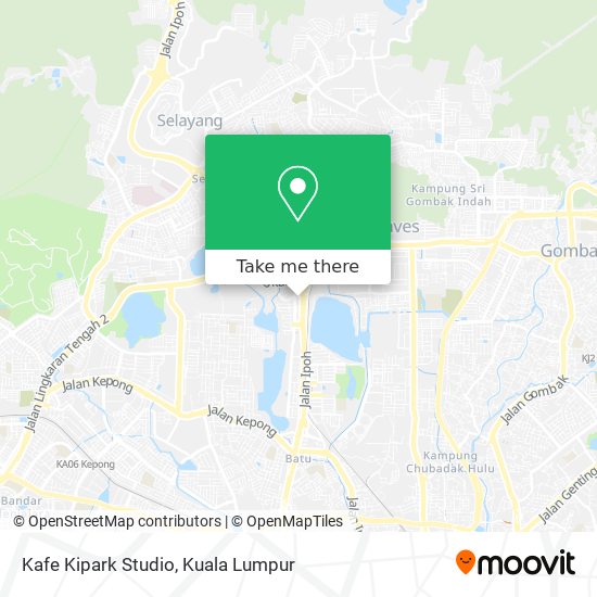 Kafe Kipark Studio map