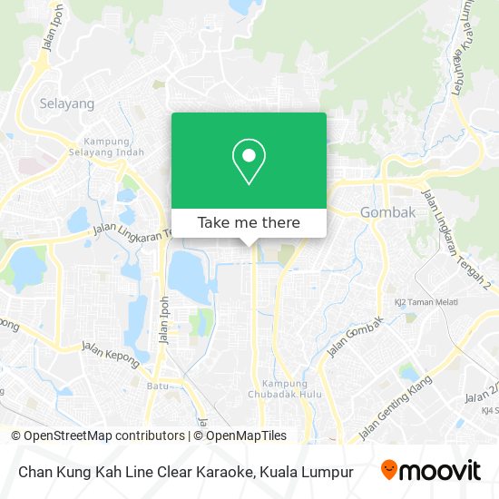 Chan Kung Kah Line Clear Karaoke map