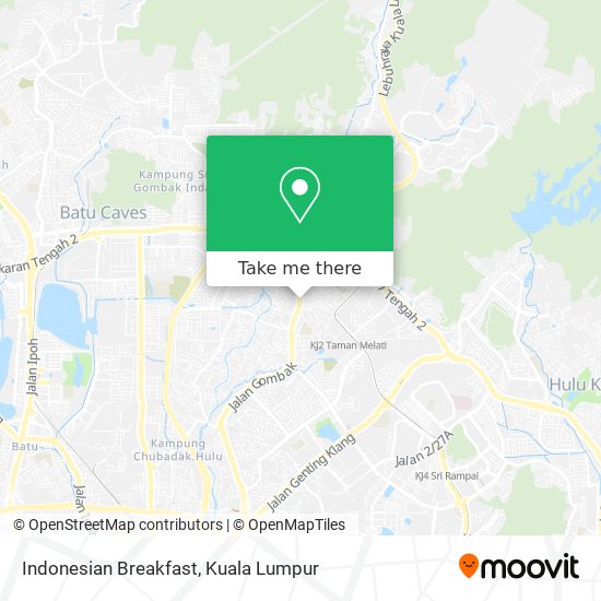 Indonesian Breakfast map