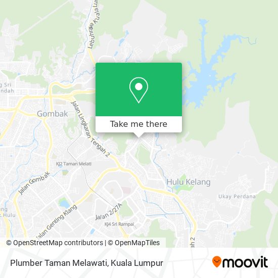 Plumber Taman Melawati map