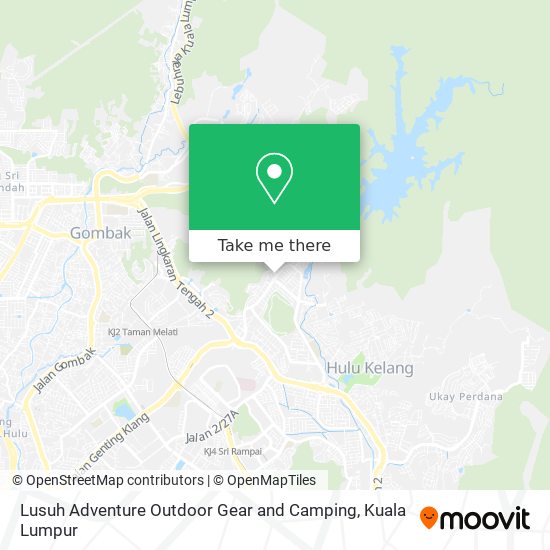 Lusuh Adventure Outdoor Gear and Camping map