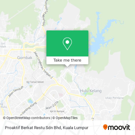 Proaktif Berkat Restu Sdn Bhd map