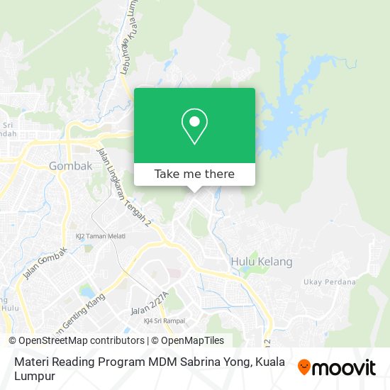 Peta Materi Reading Program MDM Sabrina Yong