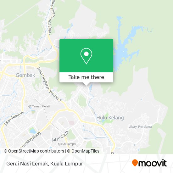 Gerai Nasi Lemak map