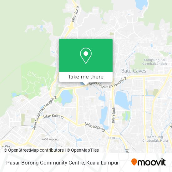 Pasar Borong Community Centre map