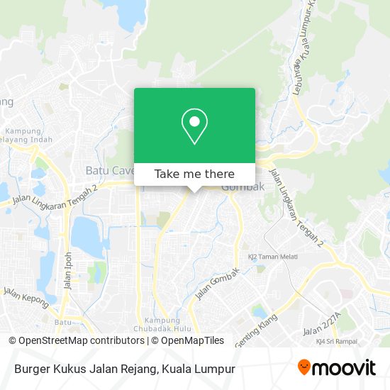 Peta Burger Kukus Jalan Rejang