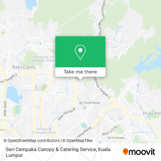Peta Seri Cempaka Canopy & Catering Service