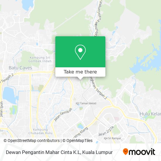 Dewan Pengantin Mahar Cinta K.L map