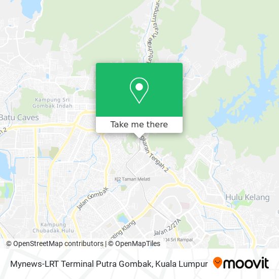 Mynews-LRT Terminal Putra Gombak map