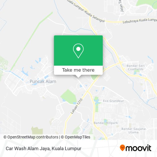 Peta Car Wash Alam Jaya