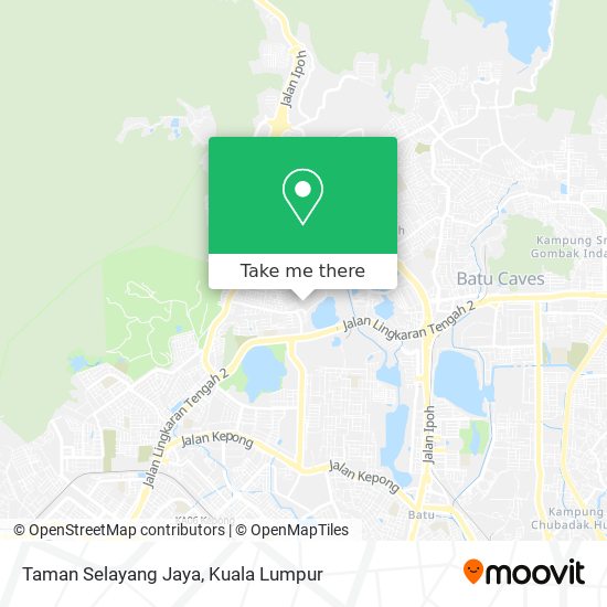 Taman Selayang Jaya map