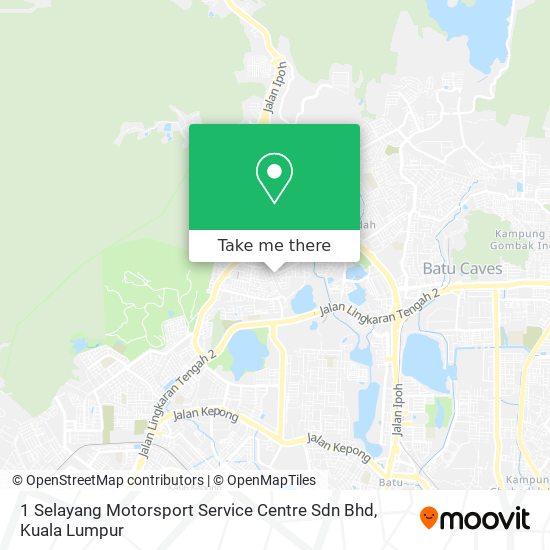 Peta 1 Selayang Motorsport Service Centre Sdn Bhd