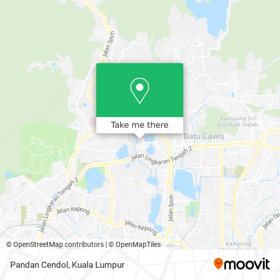 Pandan Cendol map