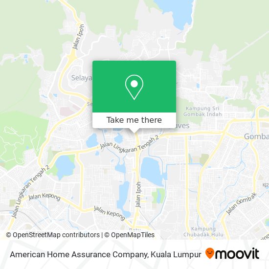 American Home Assurance Company map