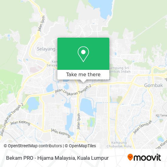 Bekam PRO - Hijama Malaysia map