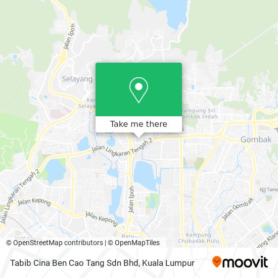 Peta Tabib Cina Ben Cao Tang Sdn Bhd
