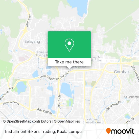 Installment Bikers Trading map