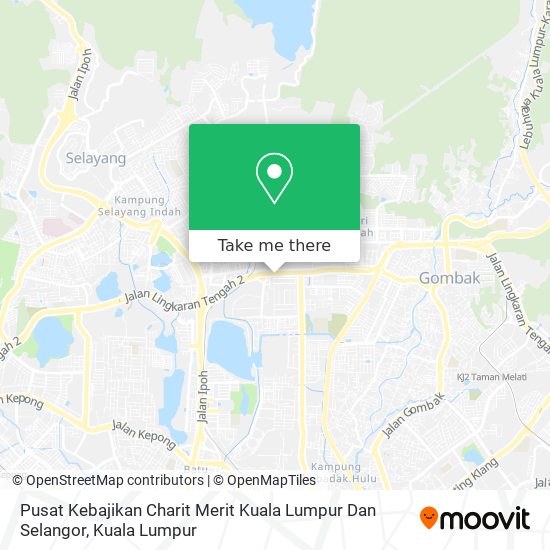 Pusat Kebajikan Charit Merit Kuala Lumpur Dan Selangor map