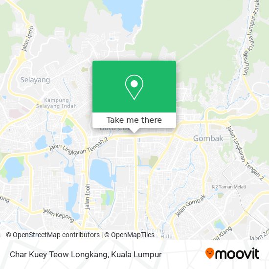 Char Kuey Teow Longkang map