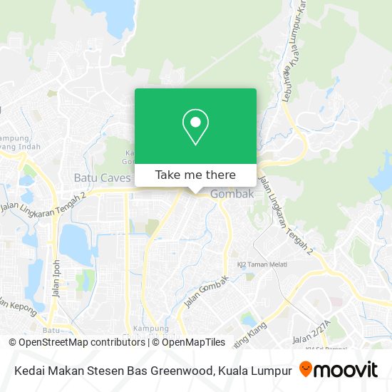 Kedai Makan Stesen Bas Greenwood map