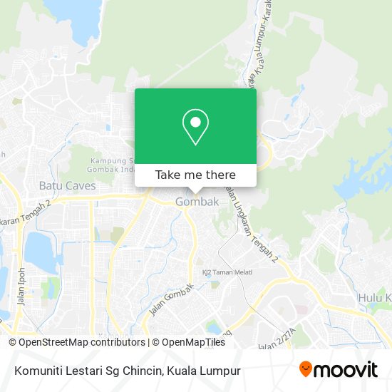 Komuniti Lestari Sg Chincin map