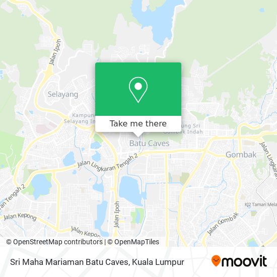 Peta Sri Maha Mariaman Batu Caves