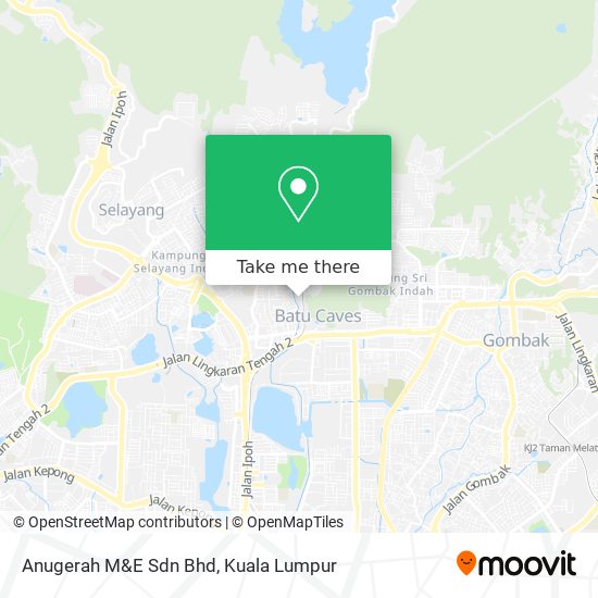 Peta Anugerah M&E Sdn Bhd
