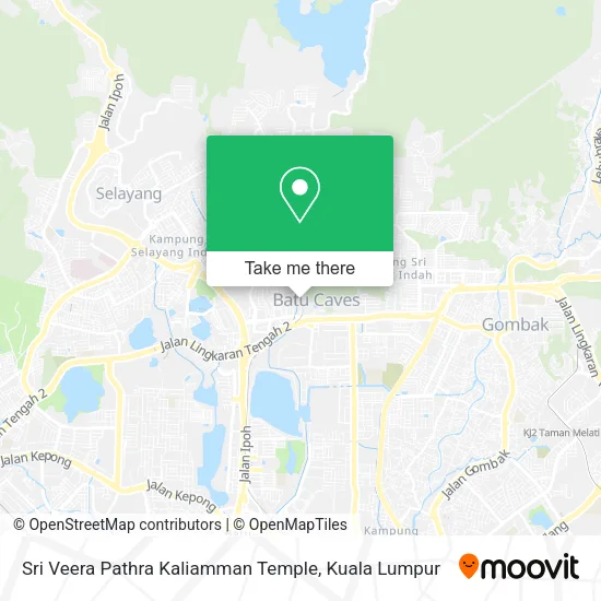 Sri Veera Pathra Kaliamman Temple map