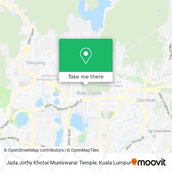 Jada Jothy Khotai Muniswarar Temple map