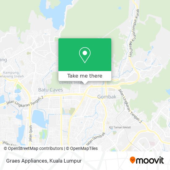 Graes Appliances map