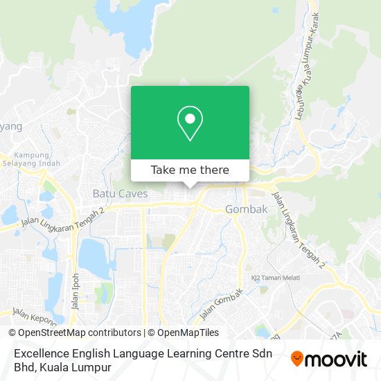 Excellence English Language Learning Centre Sdn Bhd map