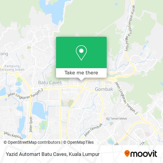 Yazid Automart Batu Caves map