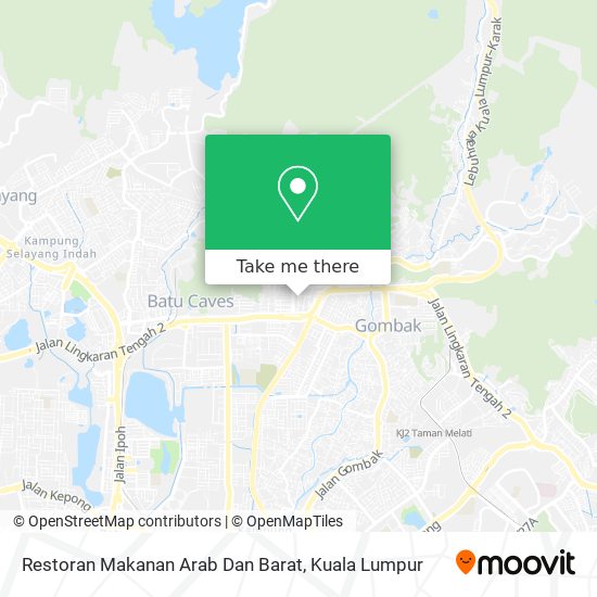 Restoran Makanan Arab Dan Barat map