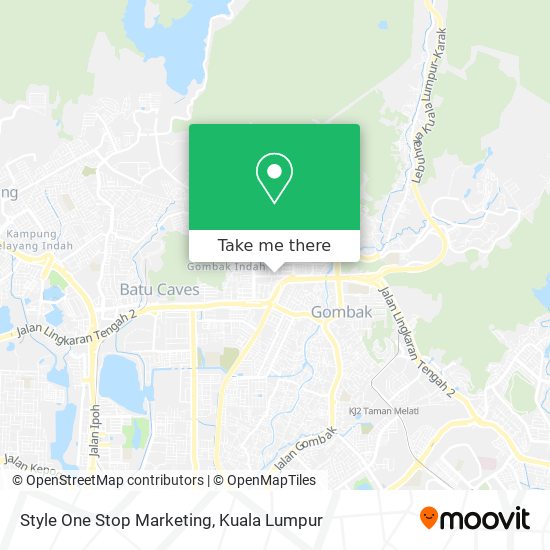 Style One Stop Marketing map