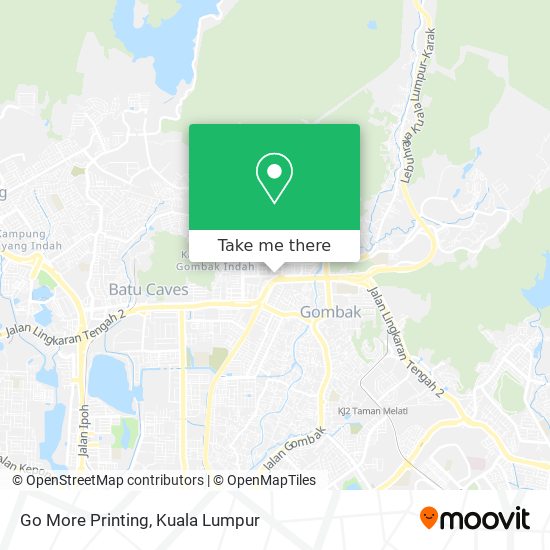 Go More Printing map