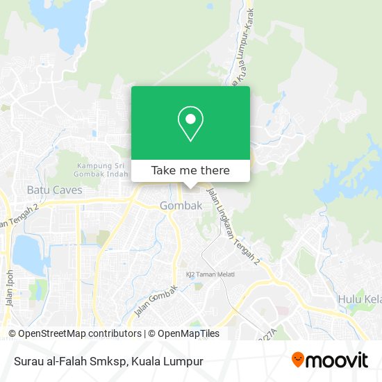 Surau al-Falah Smksp map