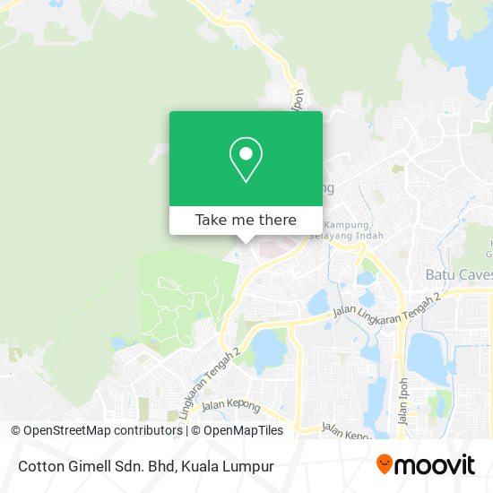 Cotton Gimell Sdn. Bhd map