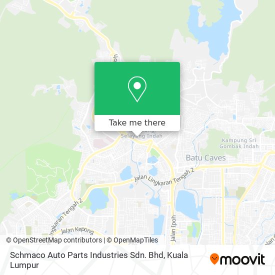 Schmaco Auto Parts Industries Sdn. Bhd map