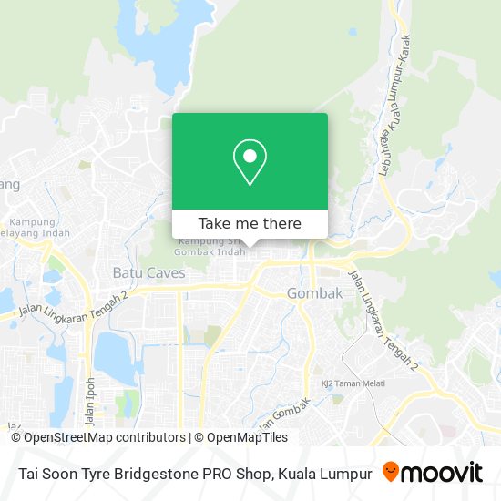 Tai Soon Tyre Bridgestone PRO Shop map