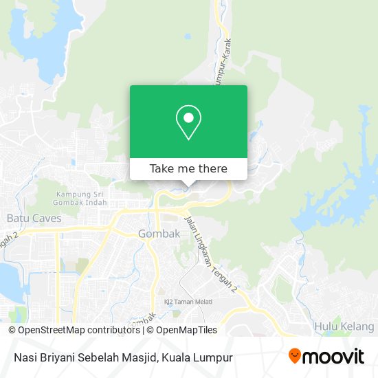 Nasi Briyani Sebelah Masjid map