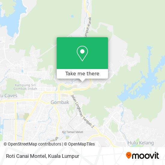 Roti Canai Montel map