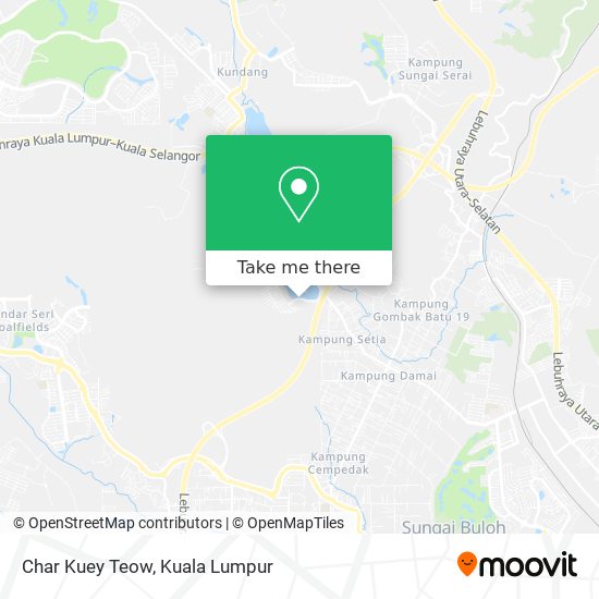 Char Kuey Teow map